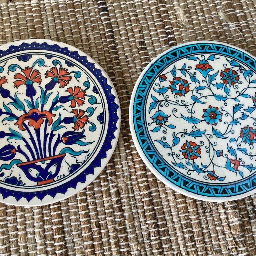 Two Ceramic Trivets